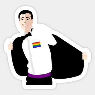 LGBT Man in a suit Sticker